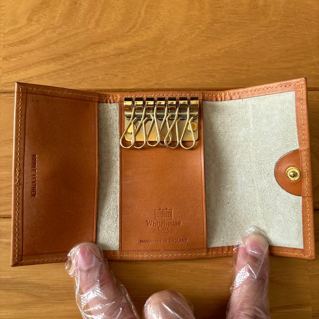 ホワイトハウスコックス　キーケース　新品未使用　イギリス製　ブライドルレザー