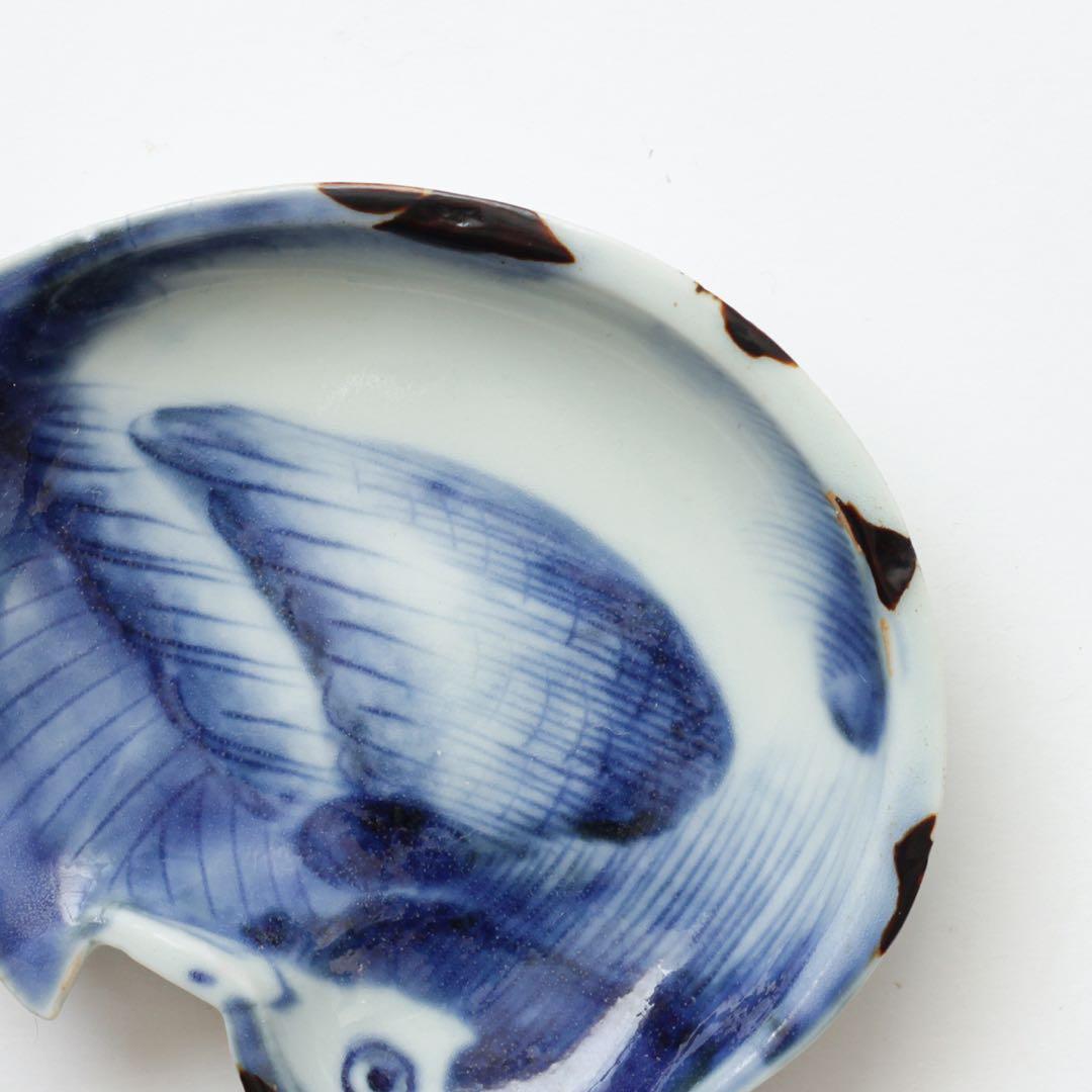 古伊万里　伊万里　江戸　後期　鳥形　変形皿　小皿　手塩皿