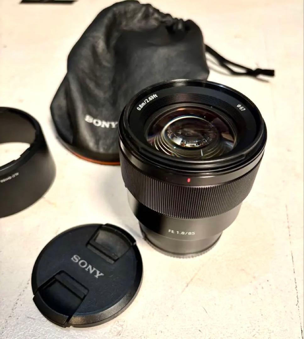 【即配送・年末年始発送不可】SONY FE 1.8/85 単焦点レンズケース付き