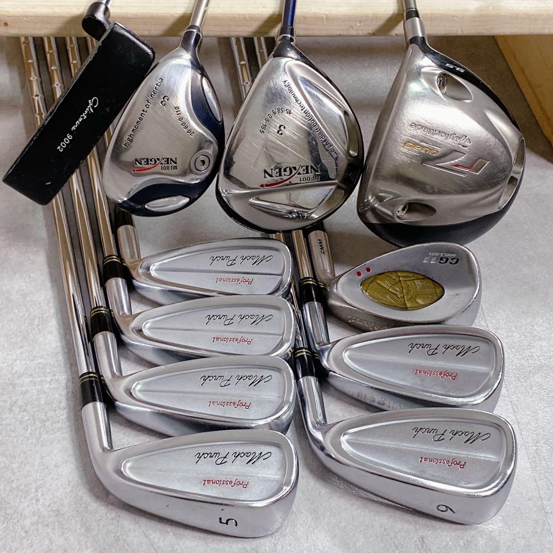 V785 テーラーメイド 他 メンズ ゴルフ クラブ フルセット 初心者 練習