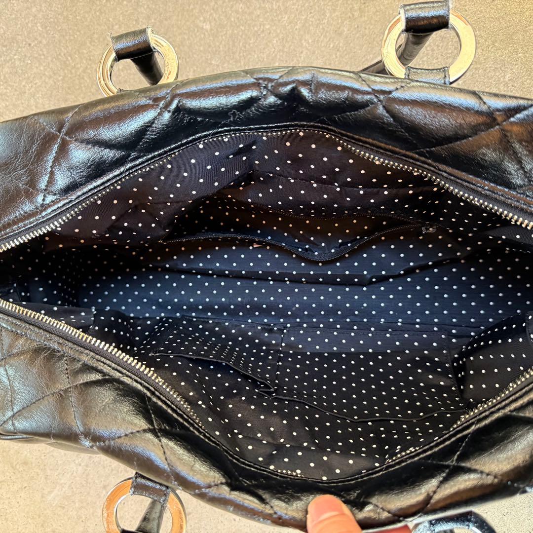 Y2K グランジ hand bag leather モード ボストンバッグ 平成