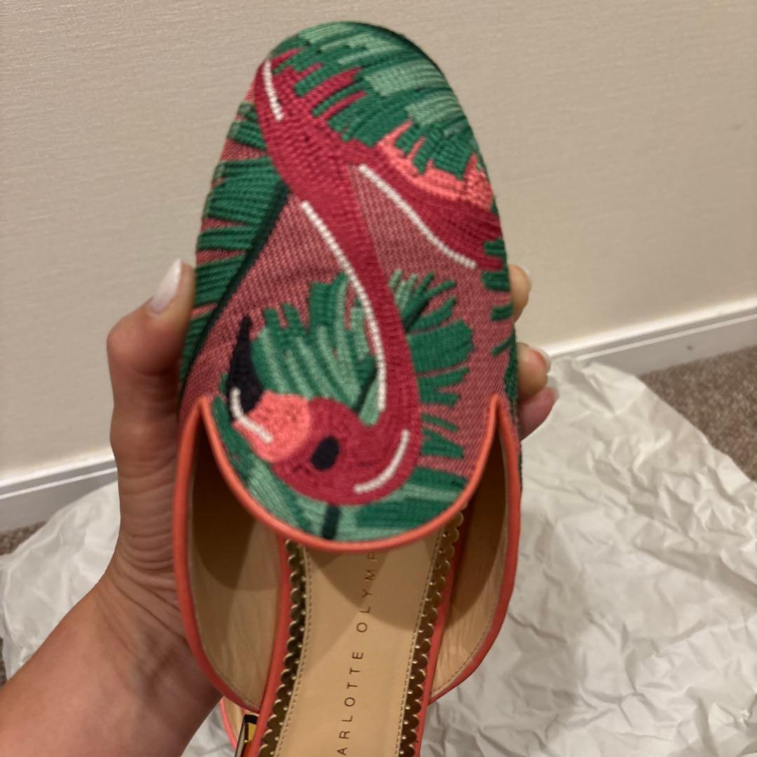 CHARLOTTE OLYMPIAシャルロットオリンピア ミュールサンダル 美品