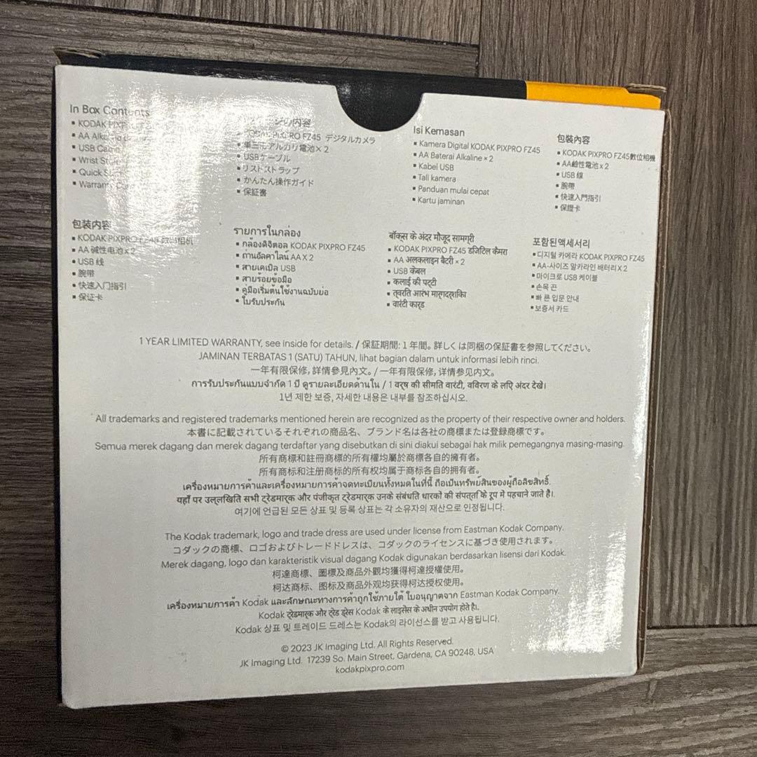 KODAK コダック 光学4倍ズームデジタルカメラ PIXPRO FZ45BK