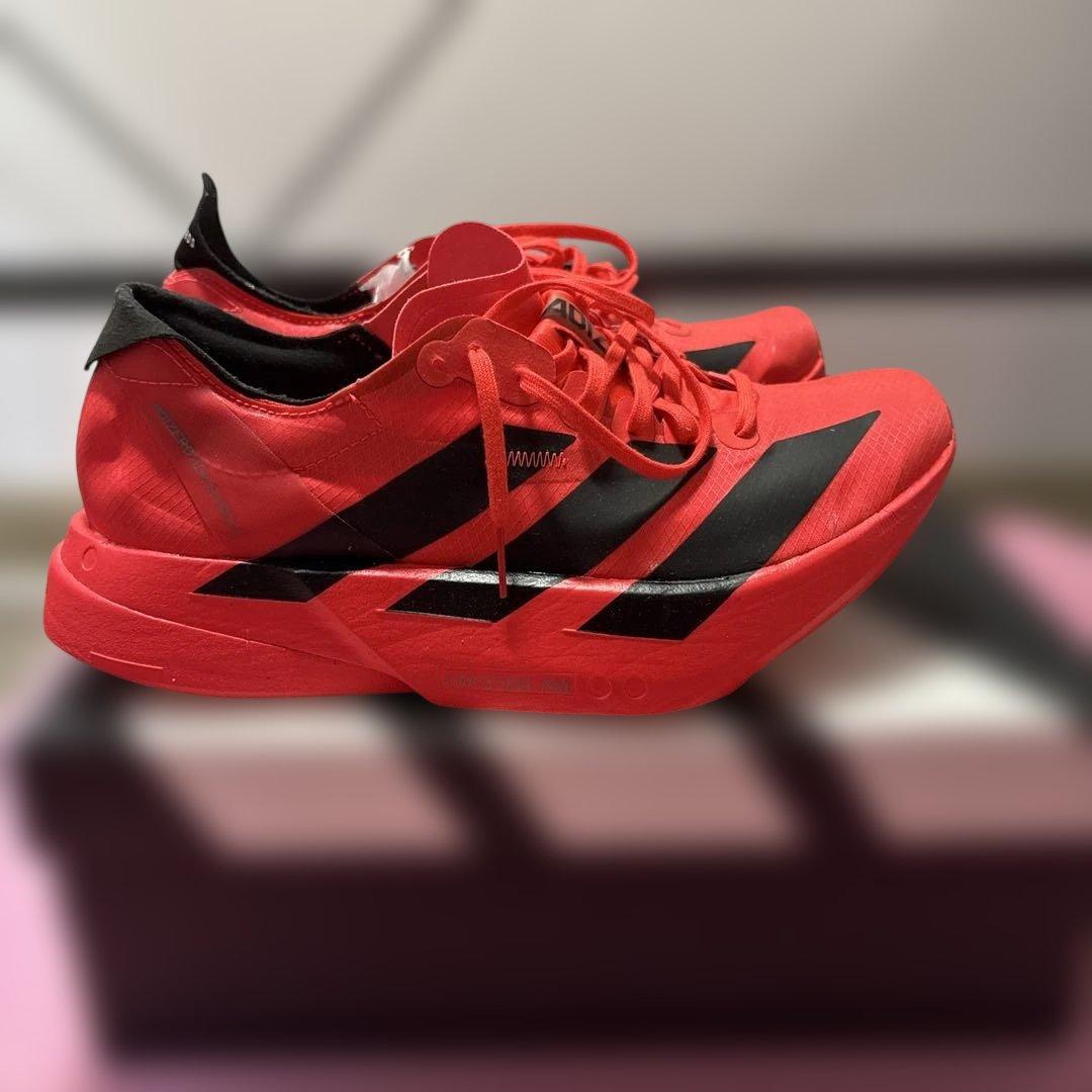 アディダス アディオスプロ4 25.0cm レッド 新品未使用 正規品