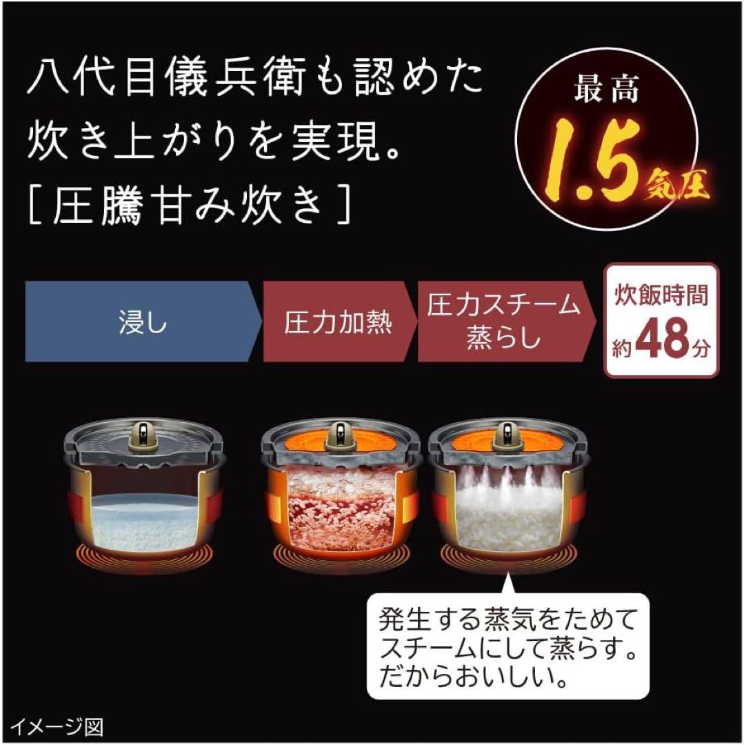 値下げ❗️ 日立 炊飯器 RZ-W100JM 5.5合 ふっくら御膳 新品未使用品