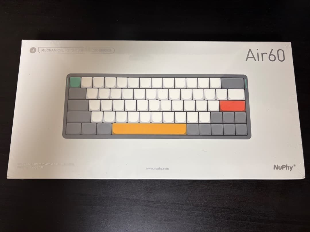 新品 NuPhy Air60 V2 Cowberry - Lunar Gray