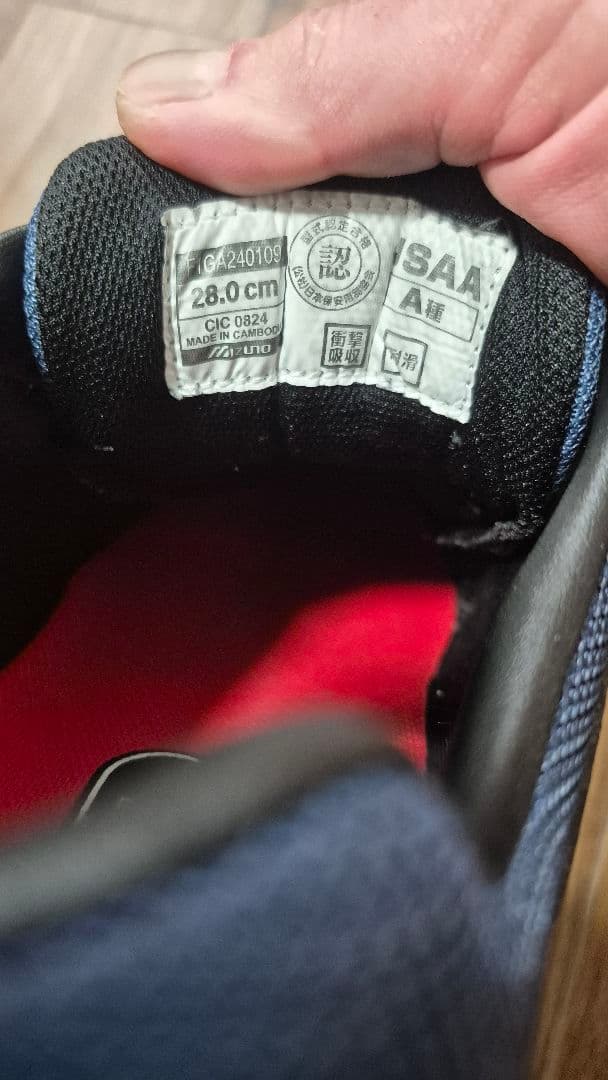 Mizuno 安全靴 　ミズノ オールマイティ HWII 22L 　28cm