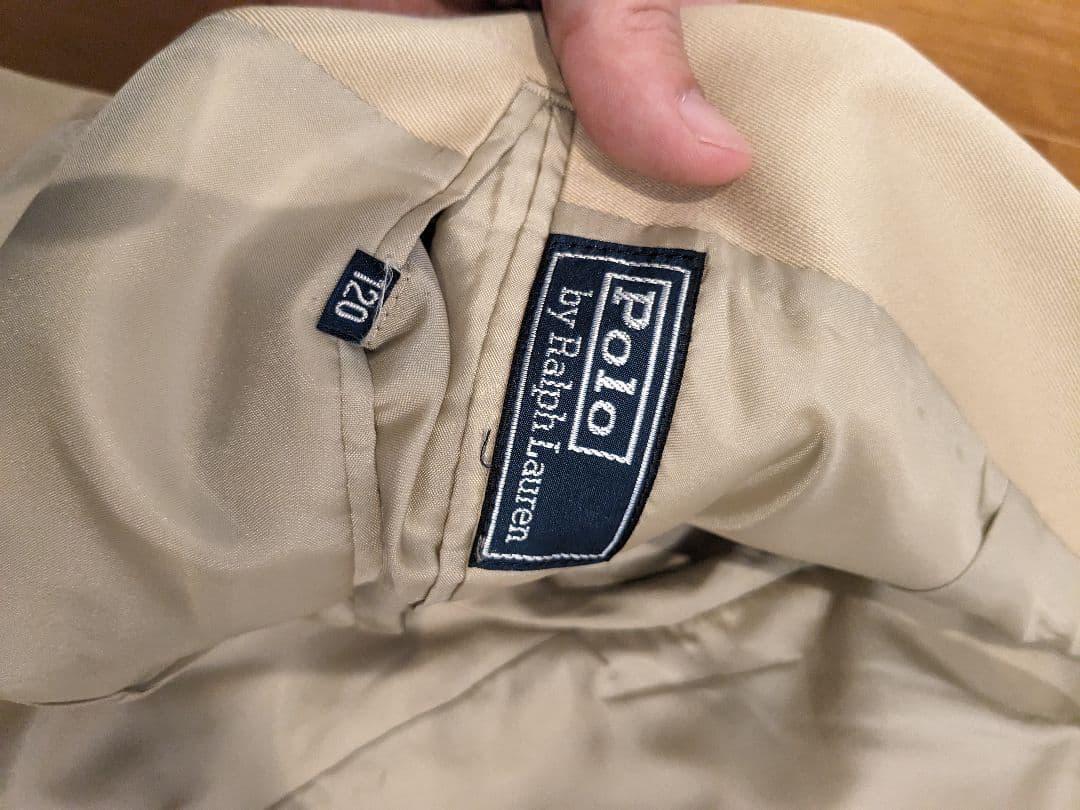 ラルフローレン 4点セット ベージュ スーツ セットアップ 120 入学 卒園