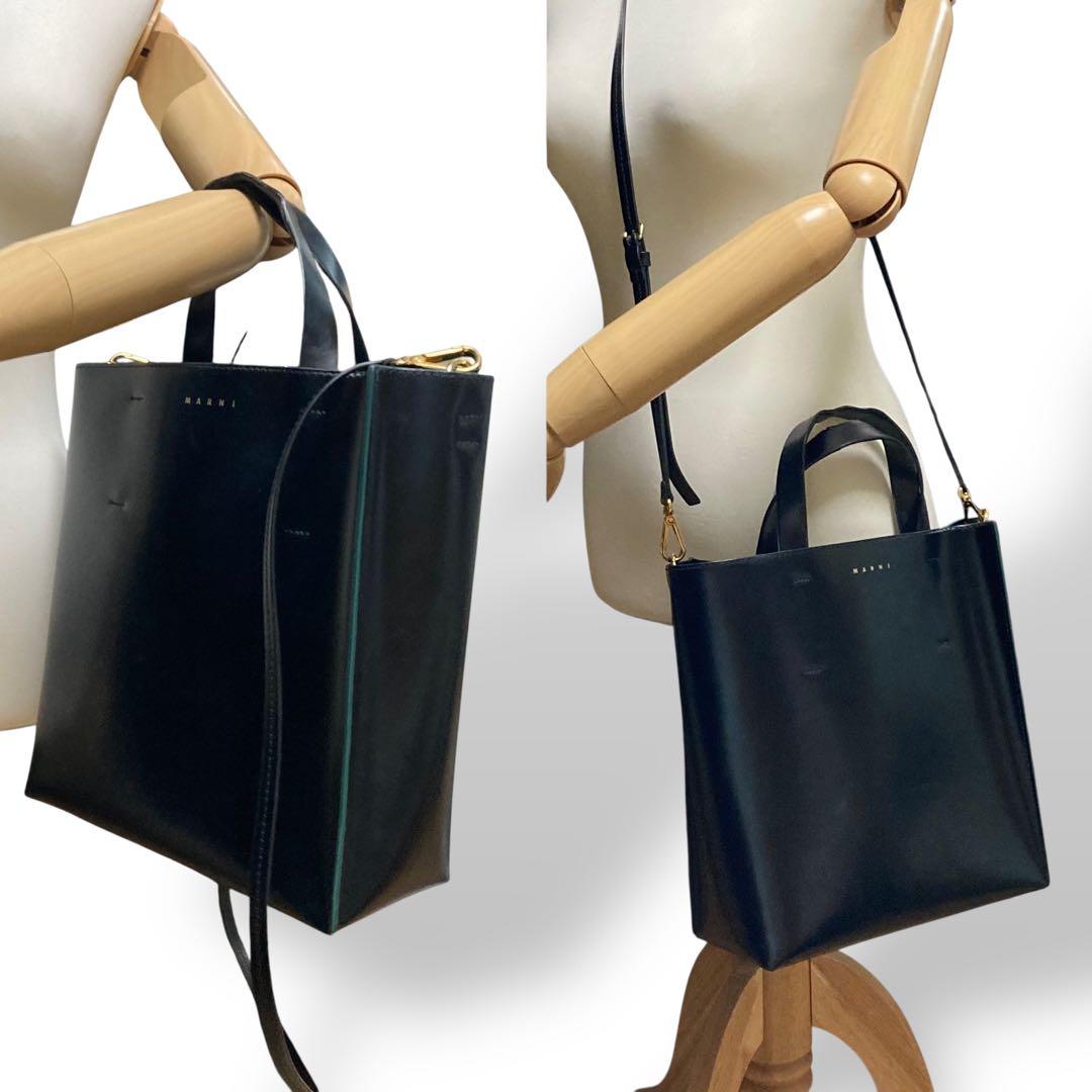 マルニ MARNI トートバッグ ショルダーバッグ ミュゼオ 2way ブラック