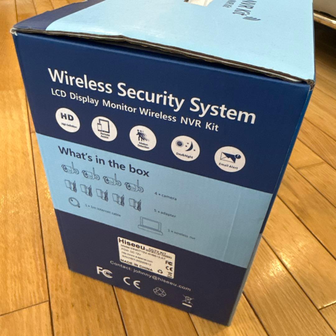 Hiseeu Wireless NVR Kit 4カメラ付き