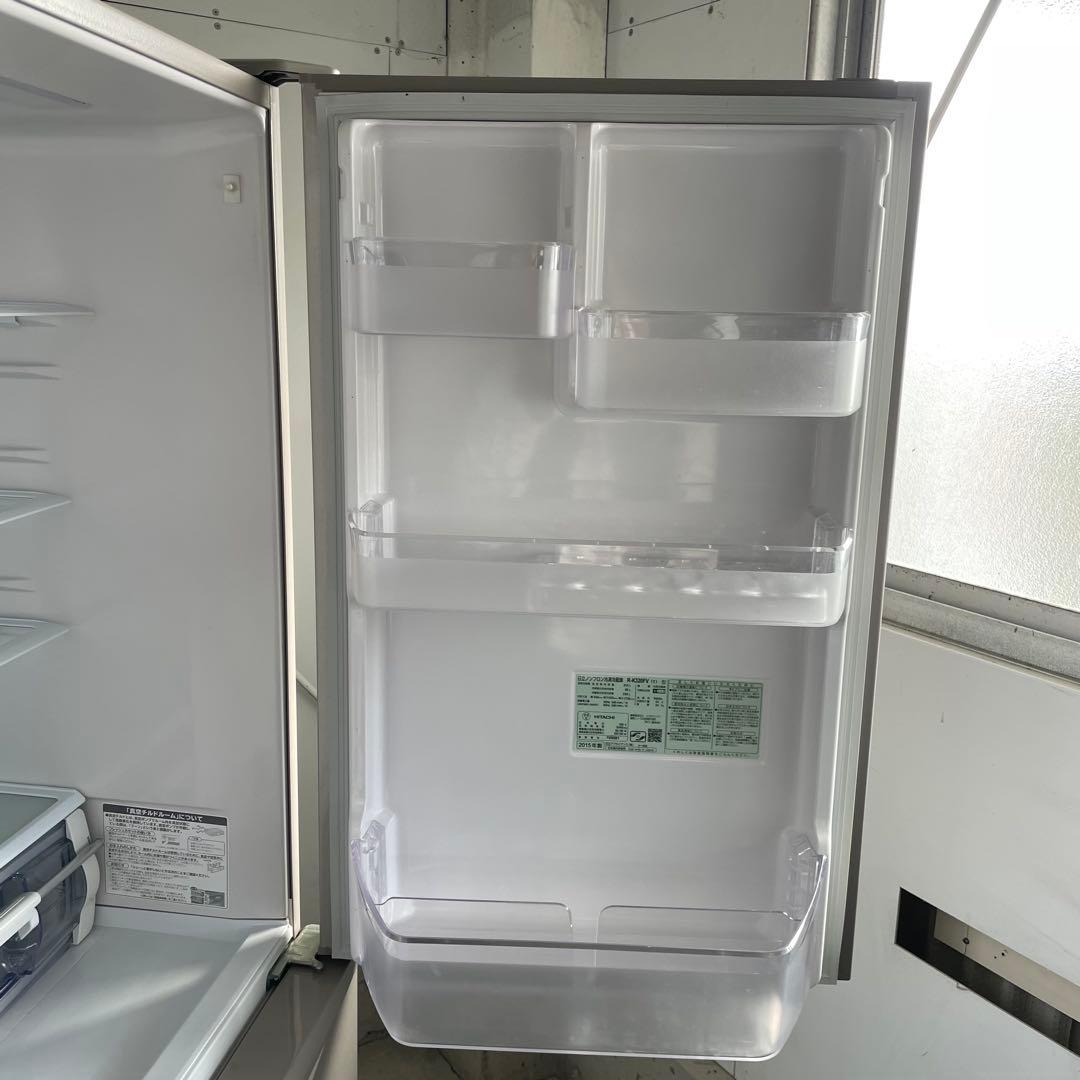 日立 HITACHI ノンフロン冷凍冷蔵庫 R-K320FV 2015年製