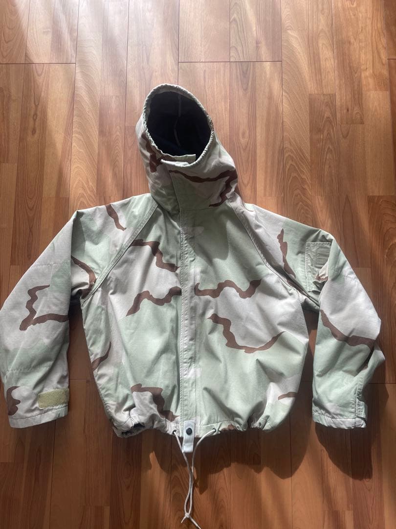 アメリカ軍 US ARMY ケミカルプロテクティブパーカー デザートカモ