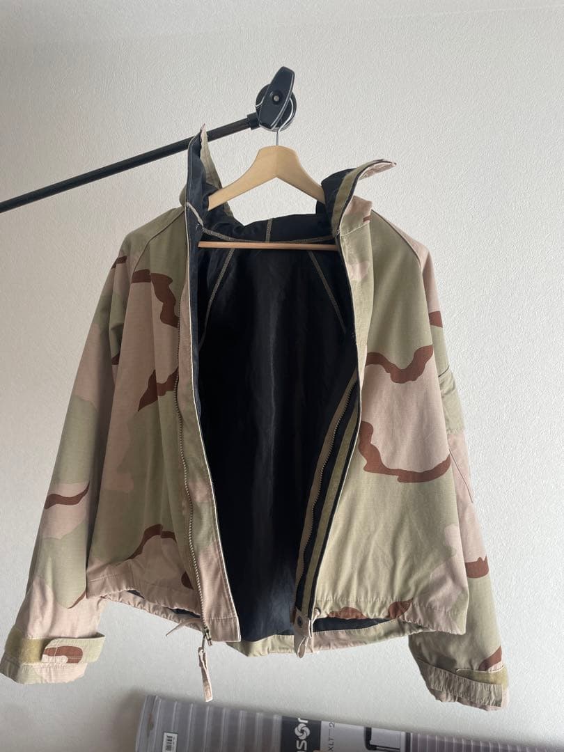 アメリカ軍 US ARMY ケミカルプロテクティブパーカー デザートカモ