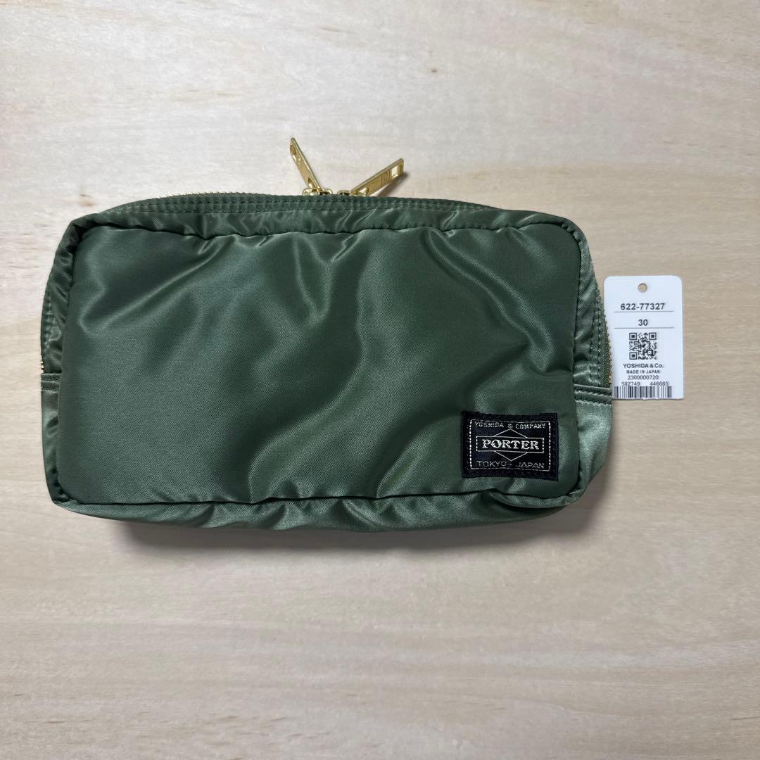 バッグ PORTER / TANKER POUCH Sage green