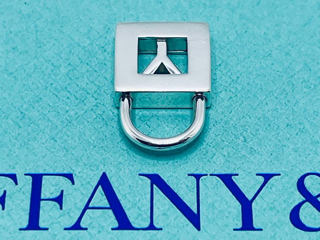 c871 美品　ティファニー　カデナ　ロック　Y ネックレス　トップのみ　925