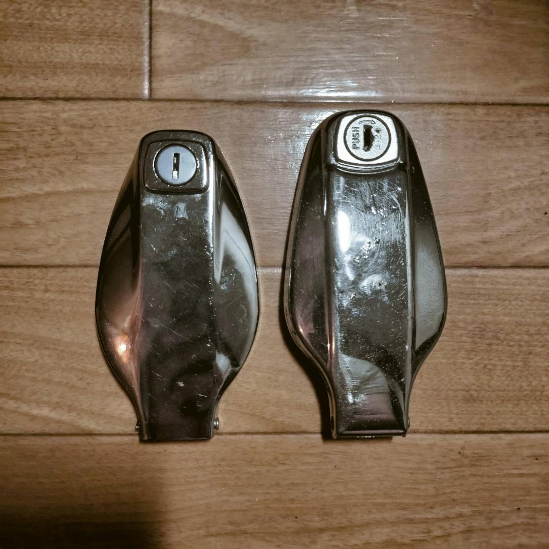 SR400 初期型タンクキャップ キーシリンダーセット