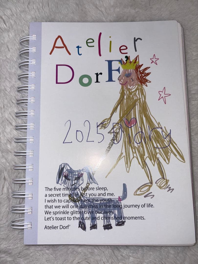 Atelier Dorf 2025年　tina jojun★ スケジュール帳