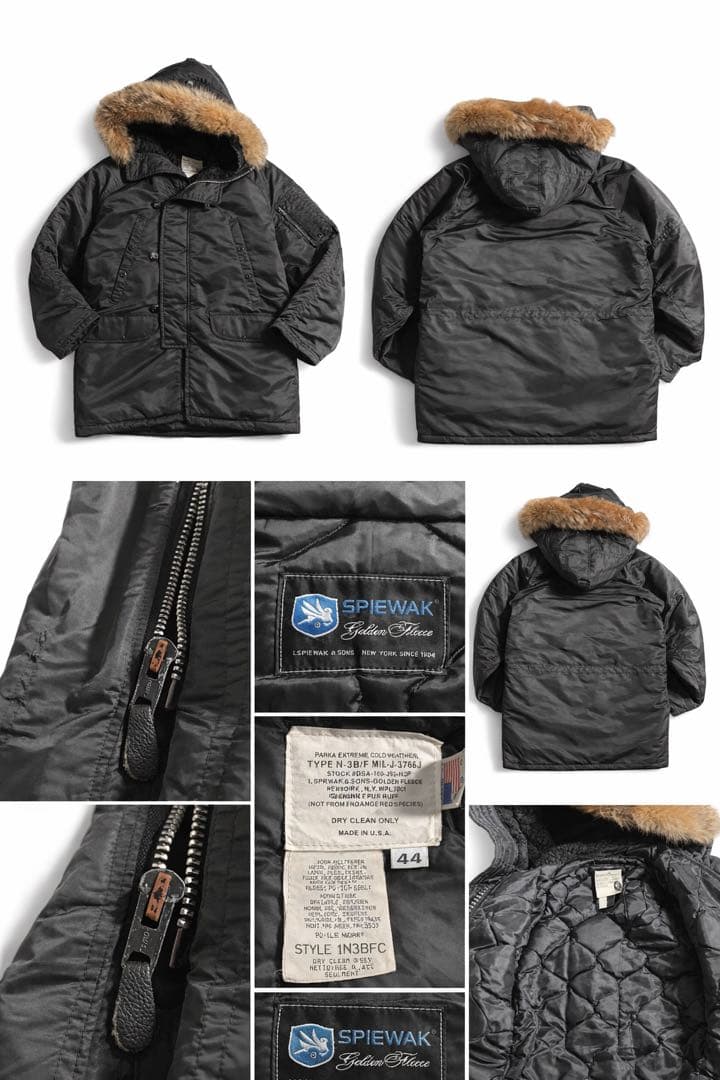 USA製 スピワック ゴールデンフリース N-3B コヨーテファー 1N3BFC