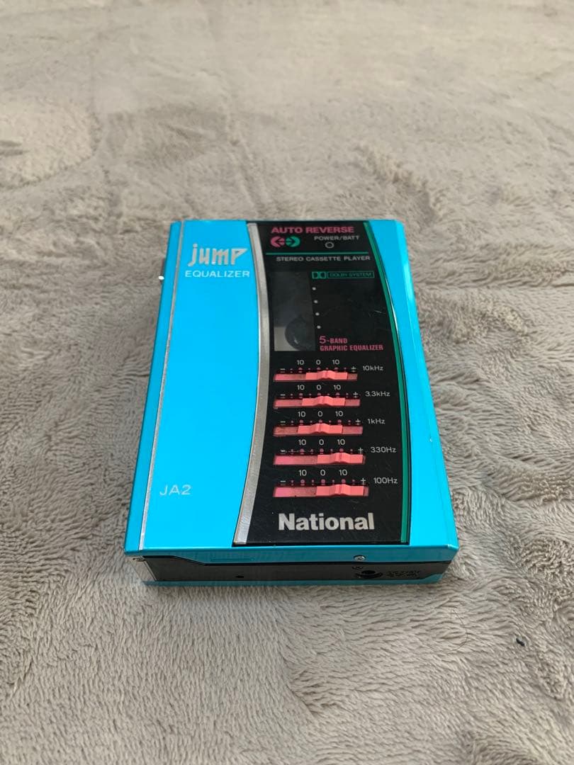 (ジャンク品) National JA2 カセットプレーヤー