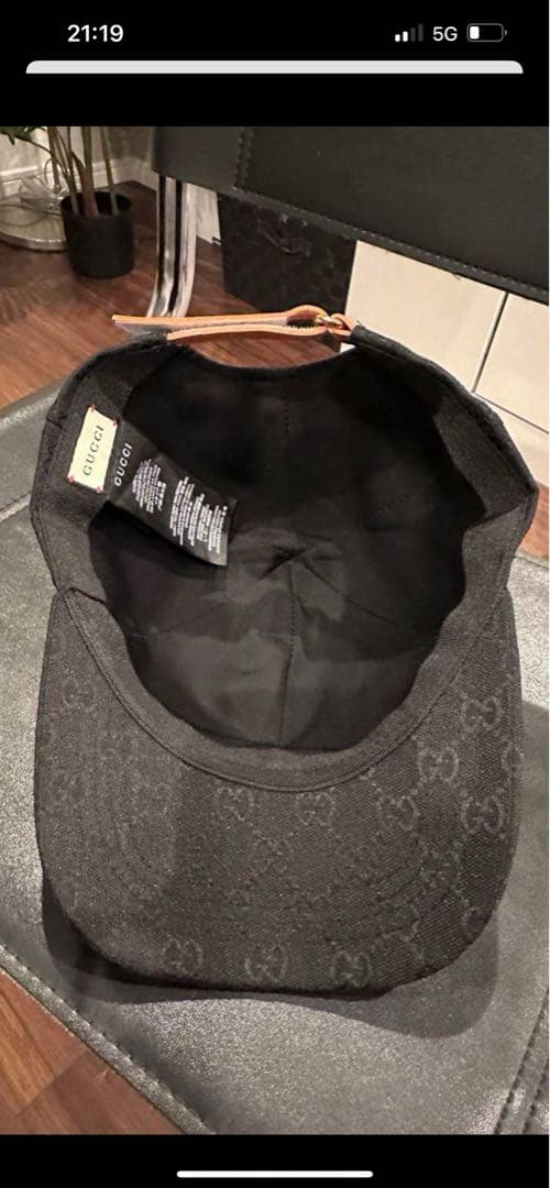 ノースフェイスGUCCI キャップ　ブラック　美品