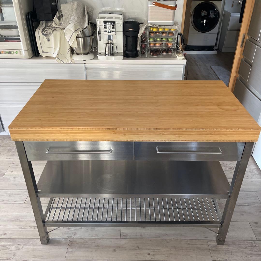 IKEA リムフォルムサ　作業台　アイランド