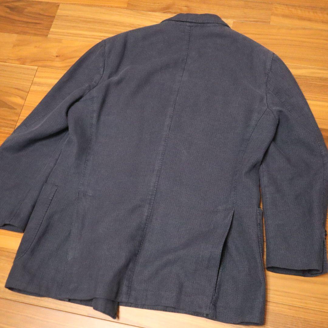 LARDINI ダークブルー ダブルブレストジャケット　50