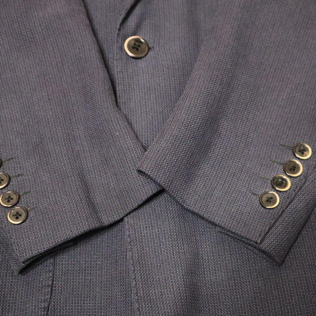 LARDINI ダークブルー ダブルブレストジャケット　50