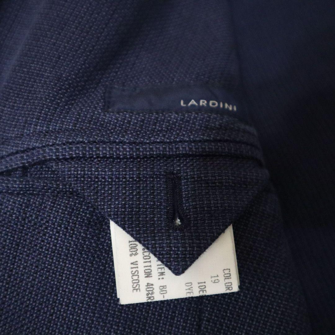 LARDINI ダークブルー ダブルブレストジャケット　50