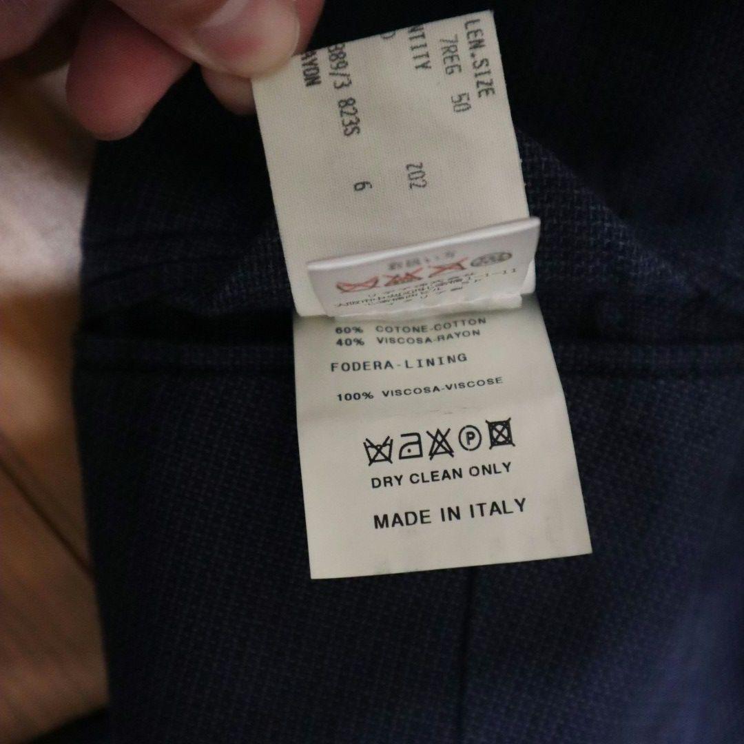 LARDINI ダークブルー ダブルブレストジャケット　50