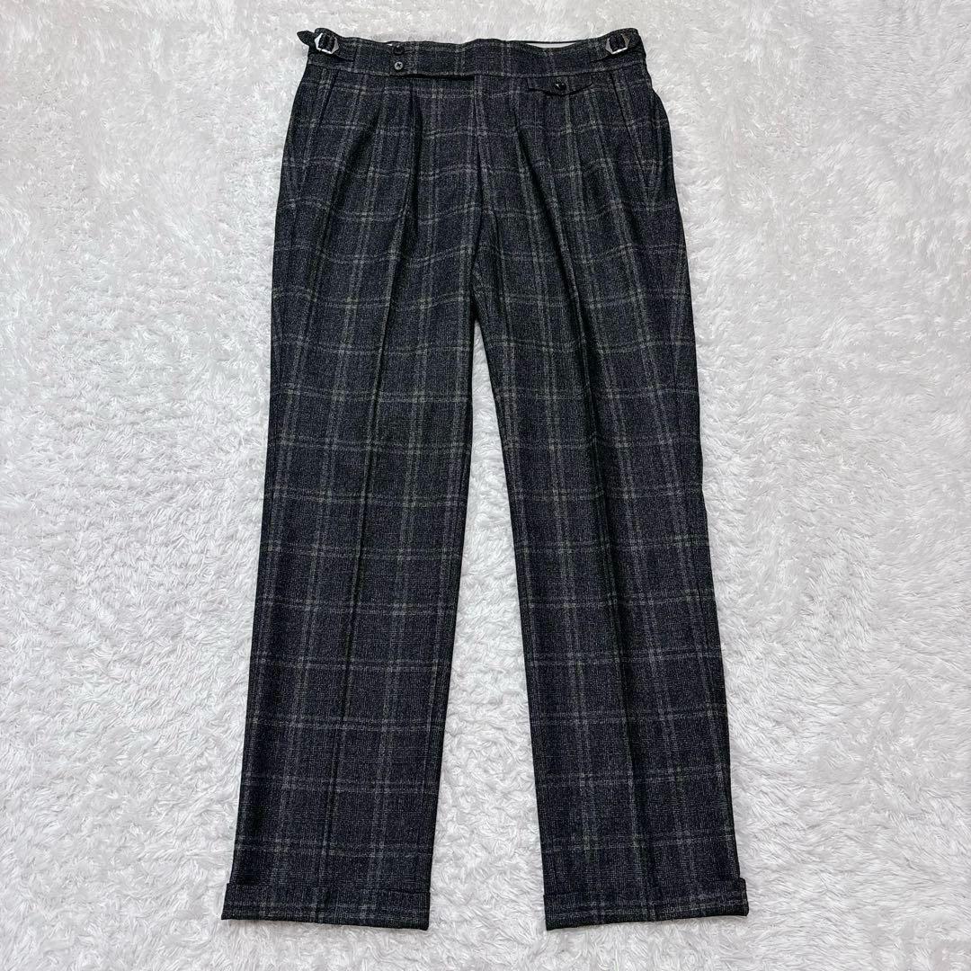 美品✨ユニバーサルランゲージ カノニコ グルカパンツ スラックス チェック L