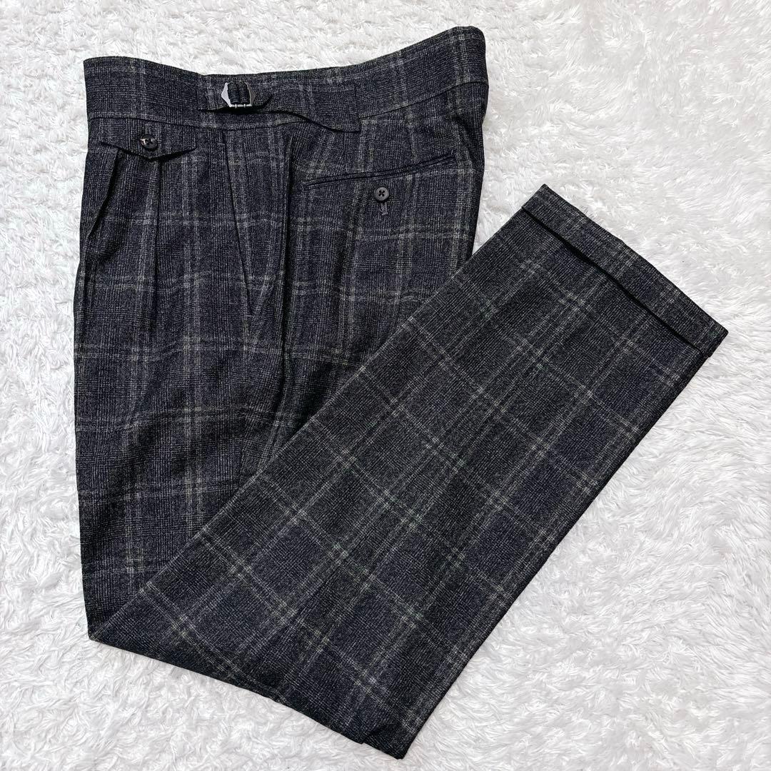 美品✨ユニバーサルランゲージ カノニコ グルカパンツ スラックス チェック L