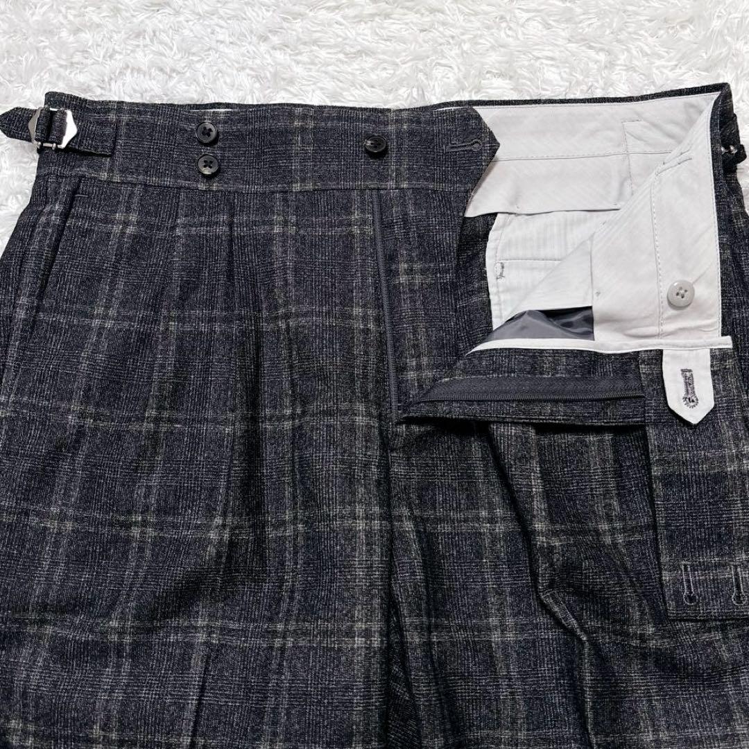 美品✨ユニバーサルランゲージ カノニコ グルカパンツ スラックス チェック L