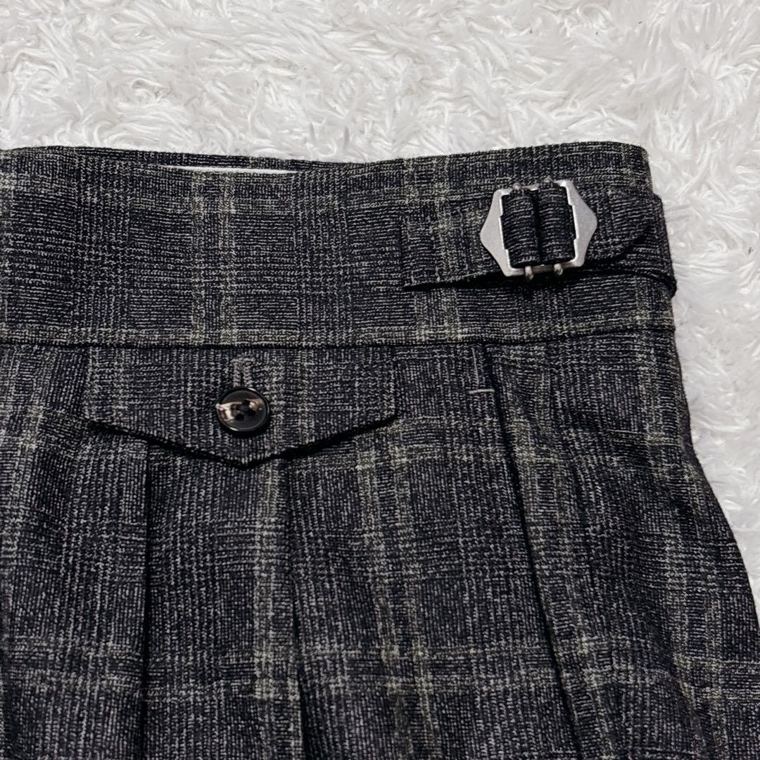 美品✨ユニバーサルランゲージ カノニコ グルカパンツ スラックス チェック L