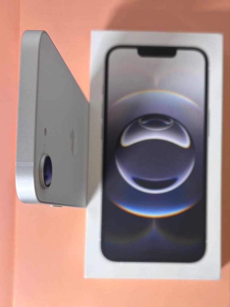 ア*)様 ※中古※ iPhone16e 128GB ホワイト本体　新品同様