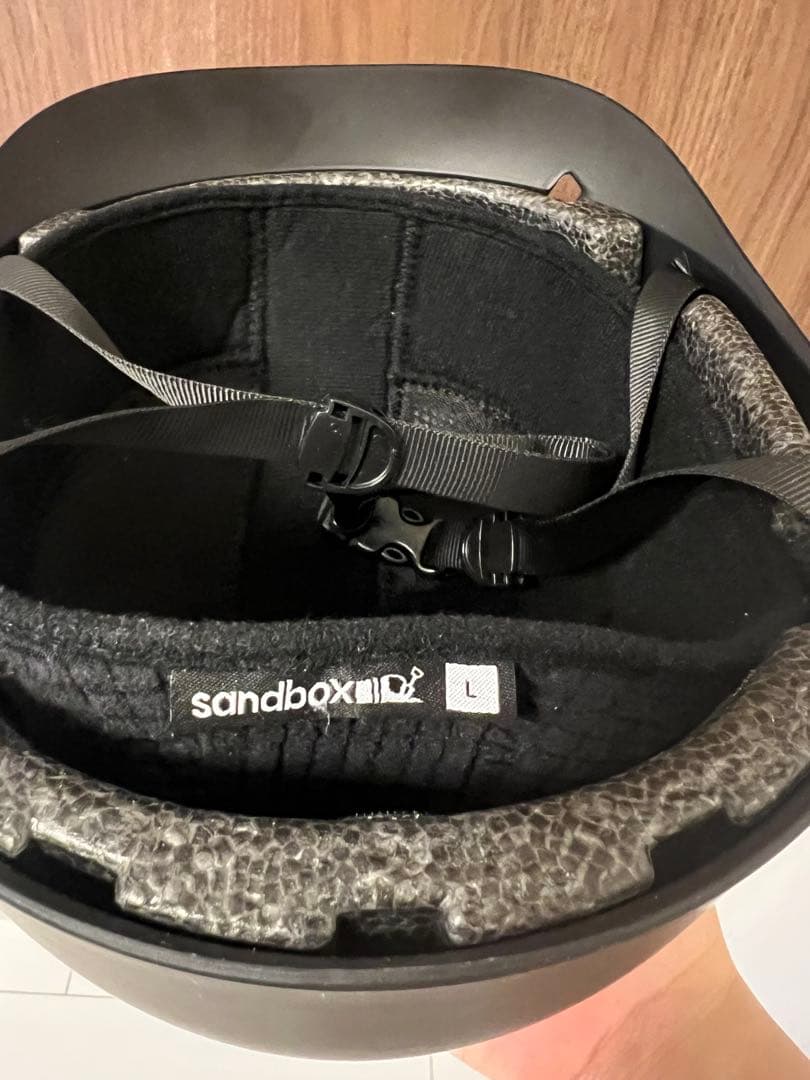 sandbox マットブラック ヘルメット Lサイズ