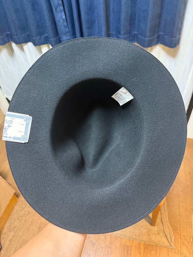 【美品】THE HWdog&co トラベラーハット ブラック