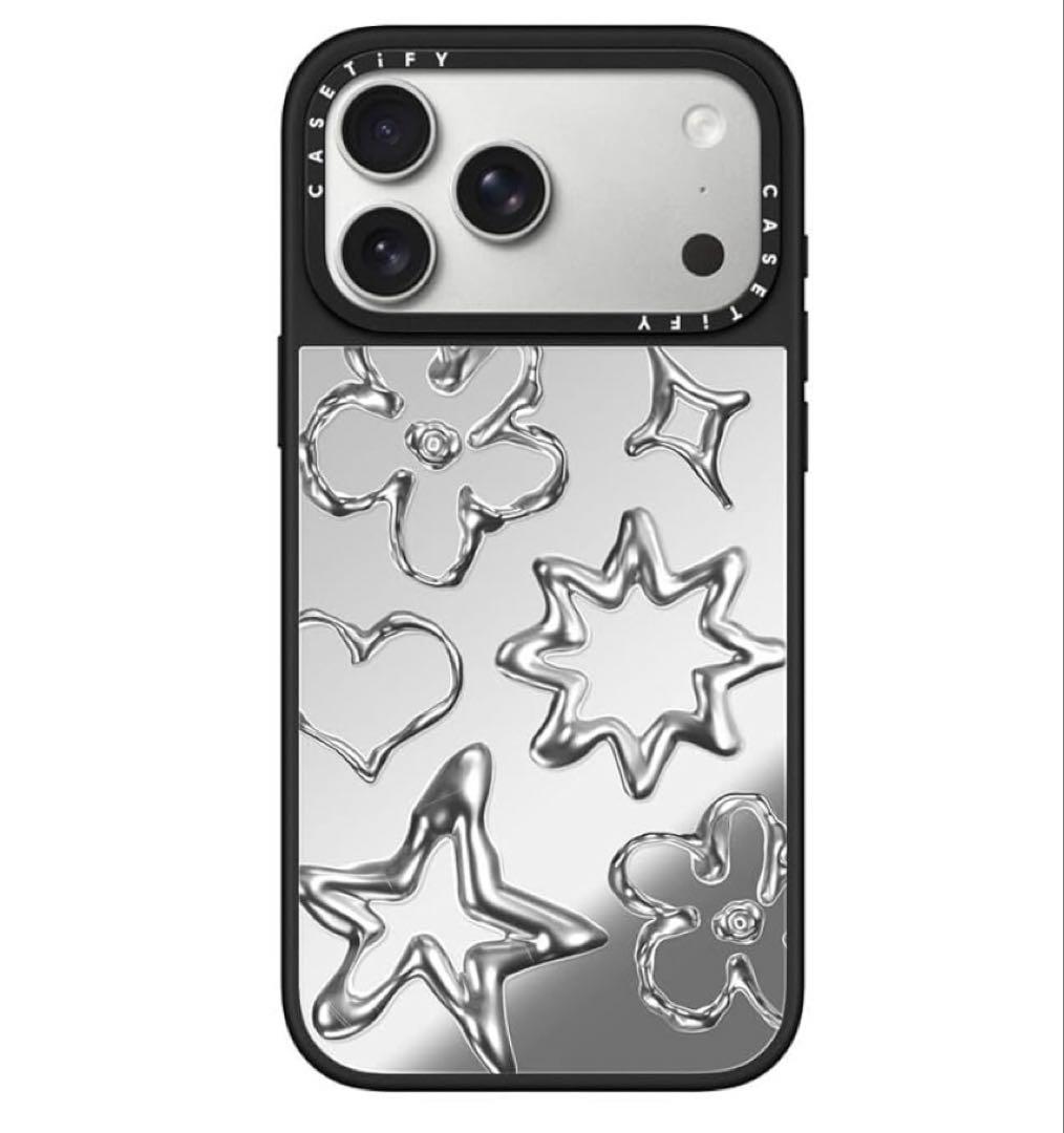 CASETiFY ミラー iPhone 17 Pro Max ケース シルバー