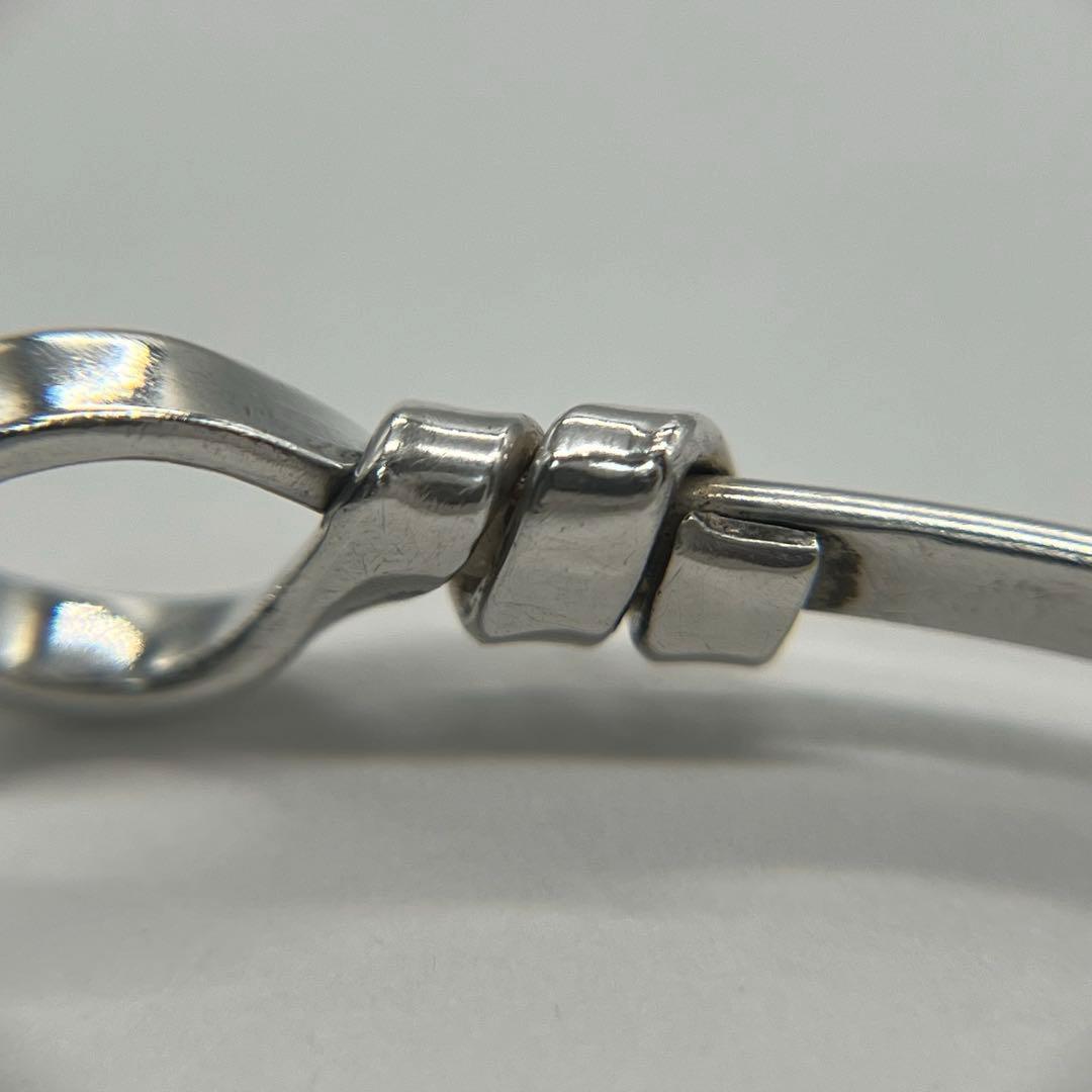 ティファニー TIFFANY フックアンドアイ バングル SV YG コンビ