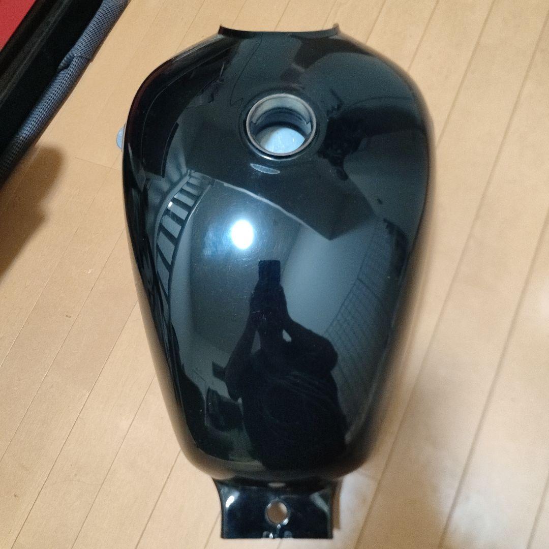 ST250 キャブ　スズキ ブラック バイクタンク