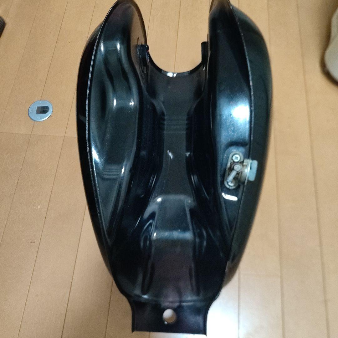 ST250 キャブ　スズキ ブラック バイクタンク