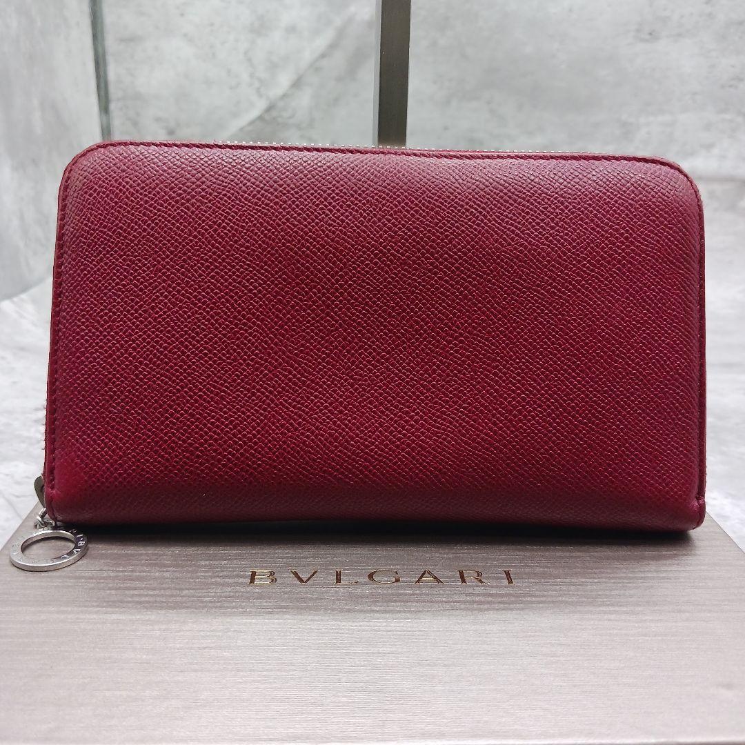 ✨美品✨ ブルガリ ビーゼロワン ラウンドファスナー レディース 長財布 レッド