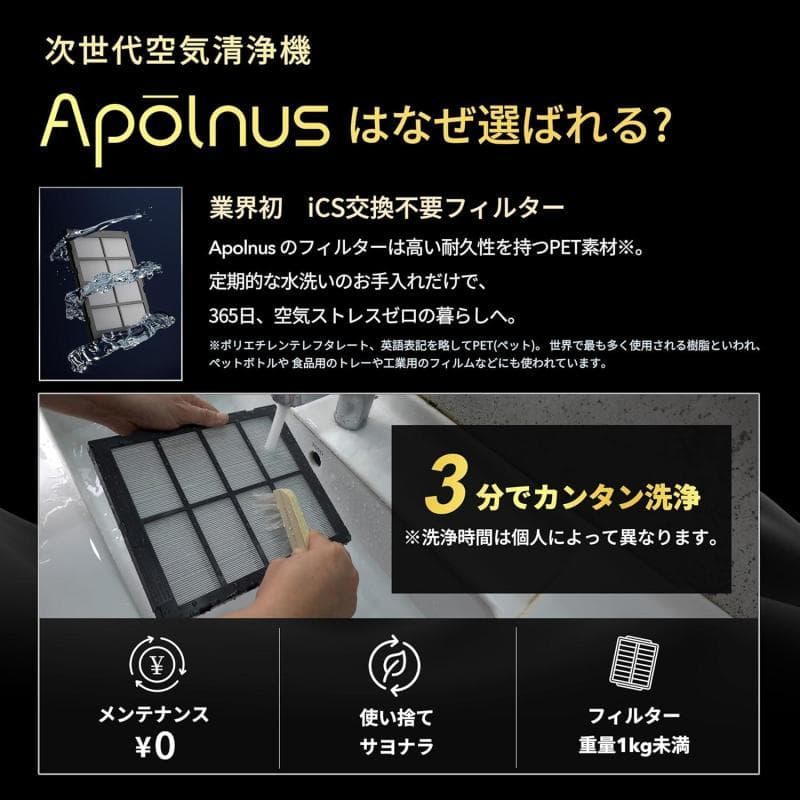 【未開封新品】空気清浄機 大型 36畳対応 フィルター交換不要 花粉PM2.5対