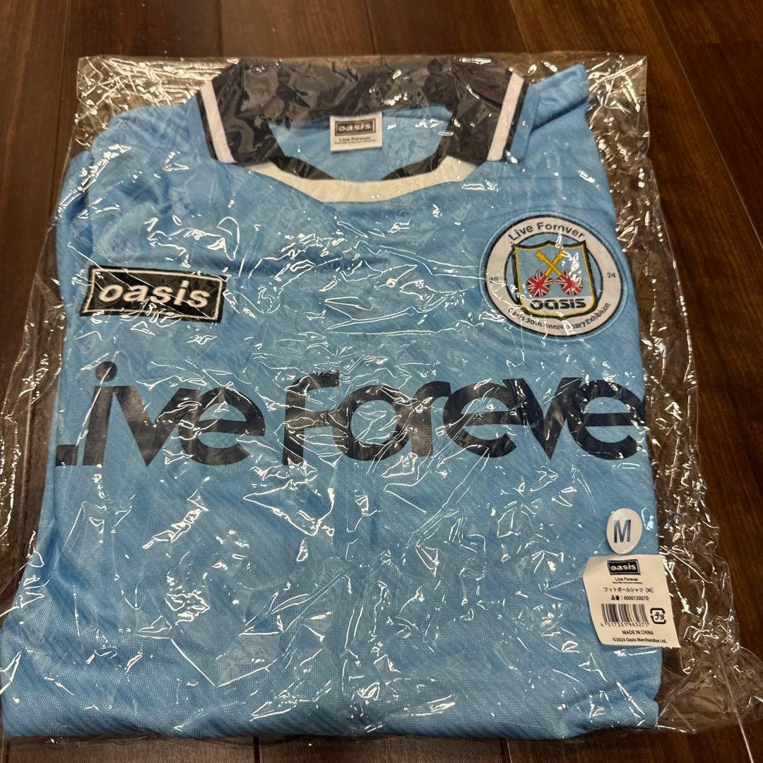 oasis 30周年 フットボールシャツ　M 新品未使用