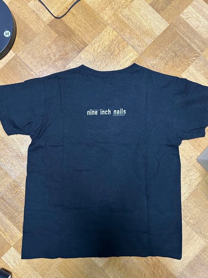 90年ヴィンテージNINナインインチネイルズ　Ｔシャツ　黒　Mサイズnin