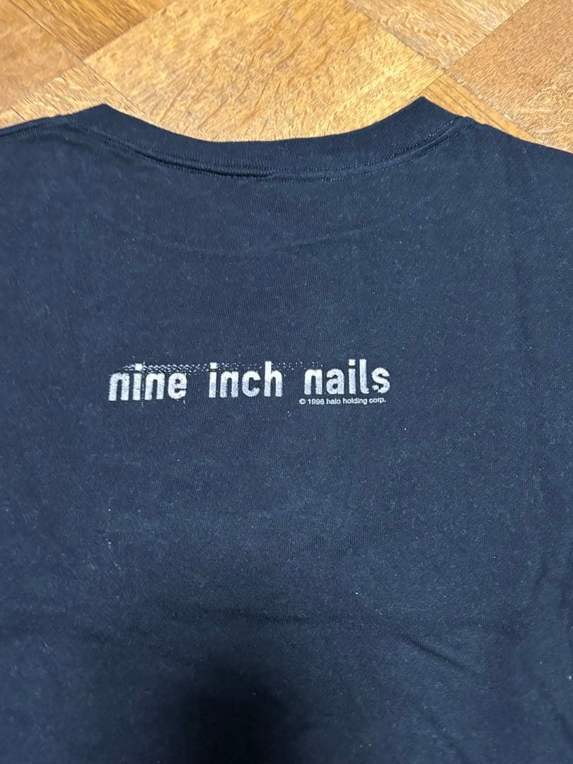 90年ヴィンテージNINナインインチネイルズ　Ｔシャツ　黒　Mサイズnin