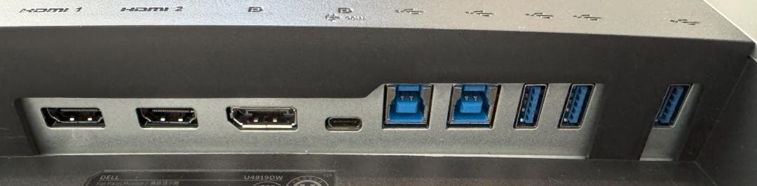 DELL U4919DW 49インチ 曲面 QHD Ultra Wide