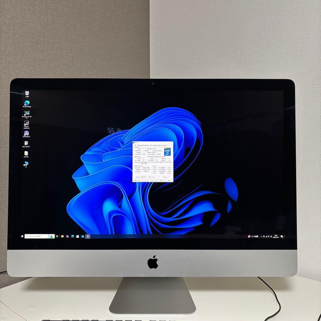 Macデスクトップ iMac Windows10 i7,32GB,SSD 1T,GTX780m 4G