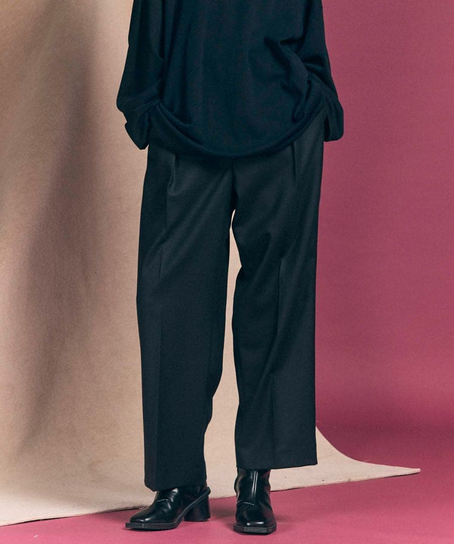 定価29700円 ワンタックワイドパンツ MAISON SPECIAL
