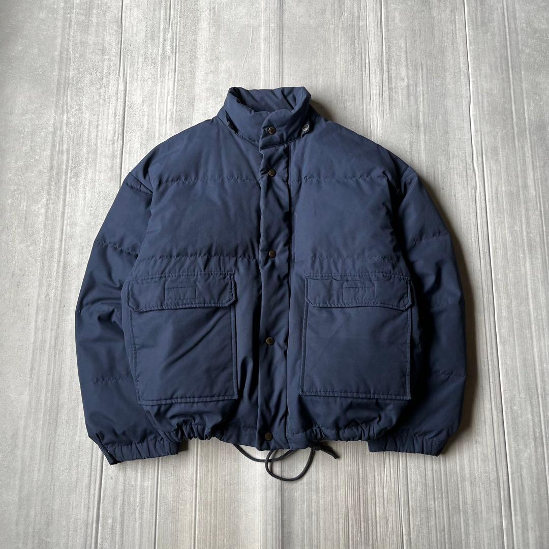 希少 OLD UNIQLO 80s 90s ダウンジャケット 短丈 L 初期タグ