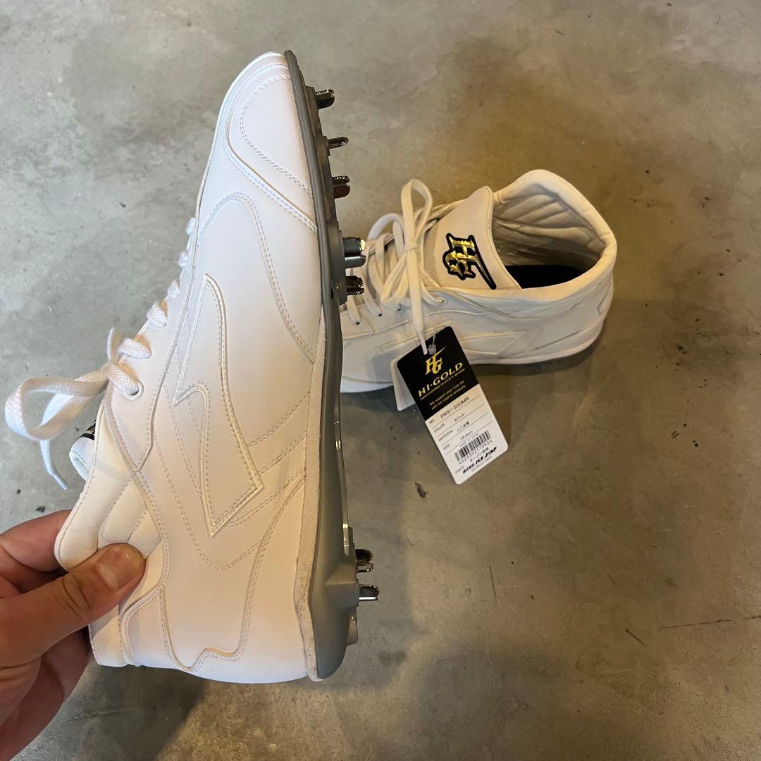 ⭐︎未使用新品⭐︎ ハイゴールド　金具スパイク　28.5cm